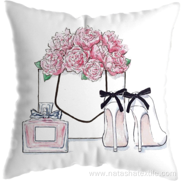 Perfume bottle series Valentine's Day cushion cover